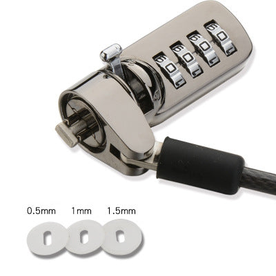 Laptop Anti Theft Lock Security Cable 4 Digit Password Protections