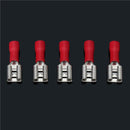 22-18AWG Insulating Female Spade Terminal Electrical Crimp Wire Connector Red