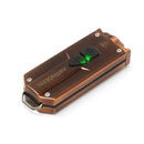 Astrolux K1 Bronze XP-G3 350LM USB Stainless Steel Mini LED Keychain Gift Collection Special Edition