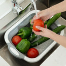 Portable Folding Dishwashing Drain Basin Fruits Vegetable Cleaning Washbasin Camping Picnic