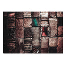 Hanging Tapestry Retro Art 3D Brick Stone Printed Bedroom Home Dorm Wall Decorations