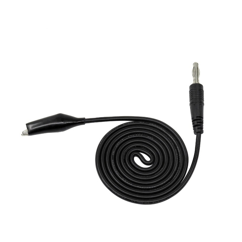 Cleqee P1038 1Set Double Stitch Crocodile Test Lead Clip To Probe Cable For Multimeters