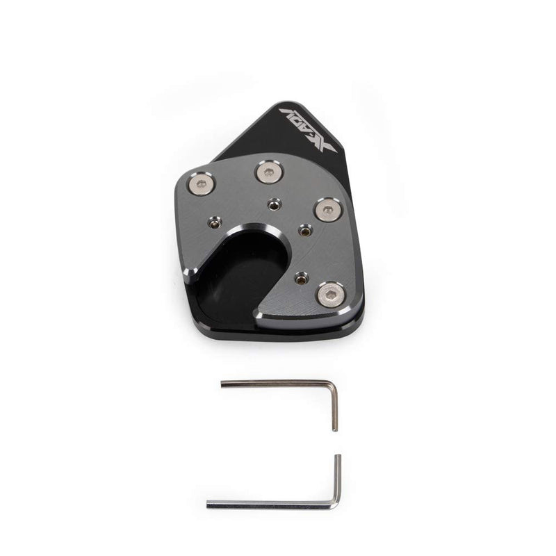 Kickstand Plate Pad Motorcycle Foot Pegs Stand Enlarger Extension CNC Aluminum for Honda X-ADV XADV 2017 2018