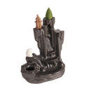 Ceramic Incense Holder Burner Backflow Incense Burner Waterfall Holder Home Decorations With 10 cones