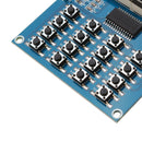 5pcs TM1638 3-Wire 16 Keys 8 Bits Keyboard Buttons Display Module Digital Tube Board Scan And Key LED