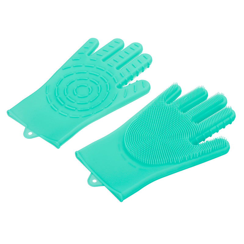 Silicone Multi-function Kitchen Cleaning Magic Glove Dishwashing Brush