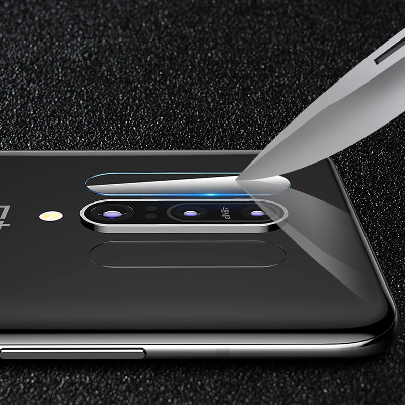 Bakeey Anti-scratch Aluminum Metal Circle Ring + Soft Rear Phone Camera Lens Protector for OnePlus 7