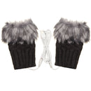5V USB Heated Gloves Warmer Hands Knitting Fingerless Electric Office Winter Motorcycle