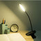 Bakeey USB Rechargeable LED Desk Lights Clip Flexible Eye Protection Reading Touch Lamp USB Charger