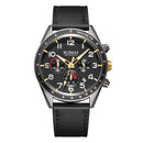 RUIMAS 574 Sport Men Watch 3ATM Waterproof Luminous Display Leather Strap Quartz Watch