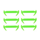Kids Adults Silica Gel Shoelace Non-tying Sickle-shaped Elastic Fashion Sports