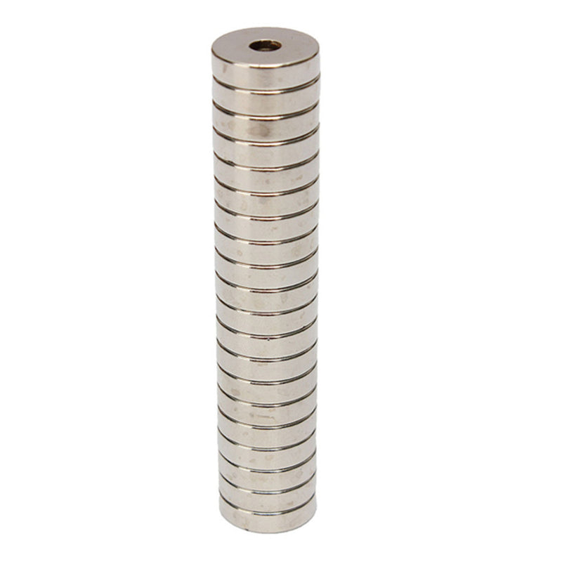 20pcs N50 15x4mm Strong Round Neodymium Magnets 4mm Hole Countersunk Ring Magnet