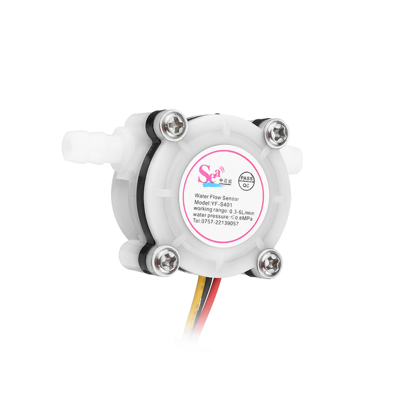 YF-S401 Water Coffee Flow Sensor Switch Meter Flowmeter Counter 0.15-3L/min