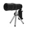 40X60 Monocular Telescope Outdoor Camping Hiking Traveling Wide Angle HD Night Vision Monocular with Tripod + Clip