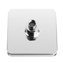 Automatic Square Shower Head Home Bathroom Rainfall Polished 7 Colors Auto Changing LED Light