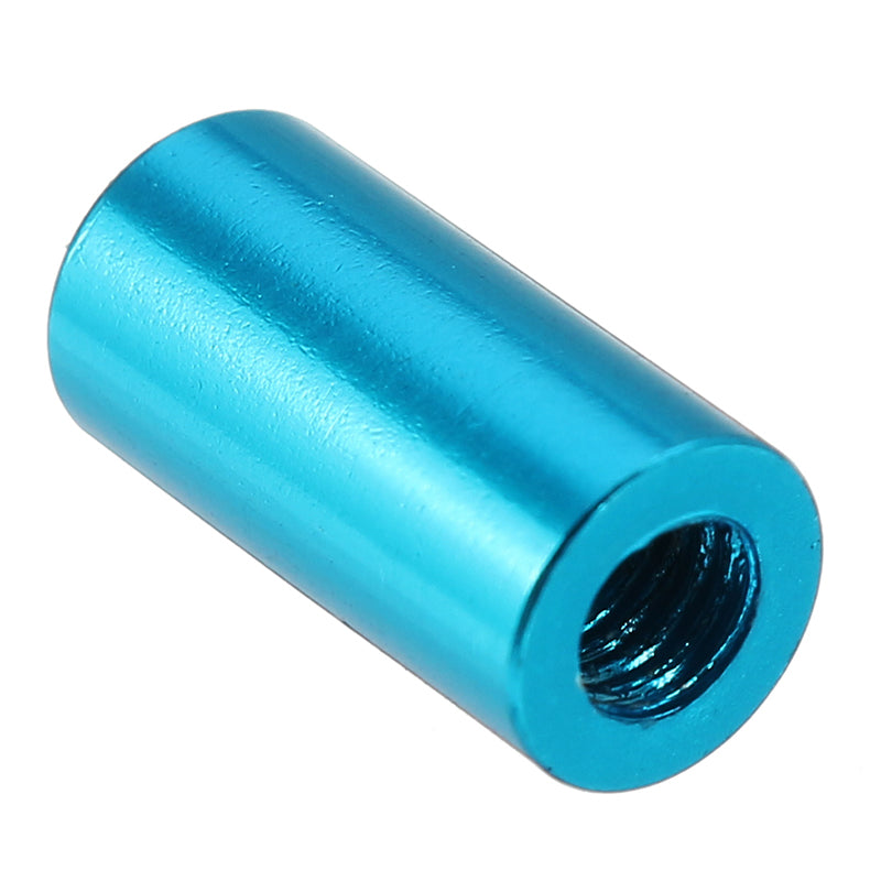 Suleve M3AR7 M3 Aluminum Alloy Standoff Studs 10-35mm Blue Round PCB Board Spacers Standoffs 10pcs