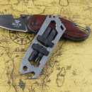 IPRee 10 in 1 EDC Multifunctional Tools Kit Screwdriver Repair Gadget Outdoor Camping