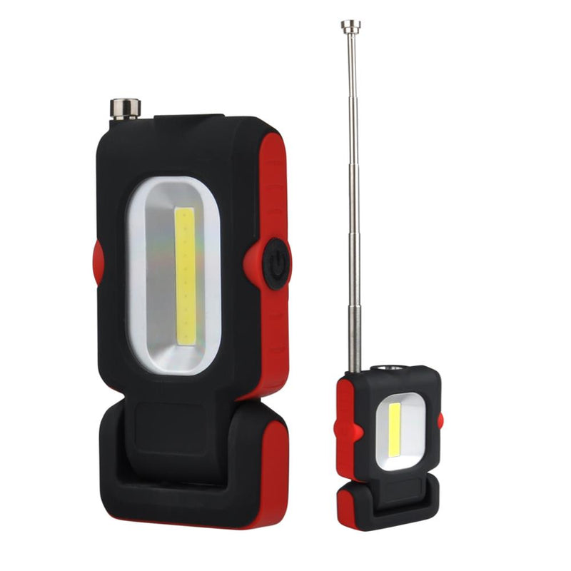 5 in1 XANES LF01 LED+COB Stretchable Magnetic Tail & Antenna Picker Work Light EDC Flashlight
