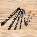 7pcs 3/4/5/6/8/10/12mm Triangle Twist Drill Bit Concrete Glass Ceramic Tile Marble Drill Bit Set