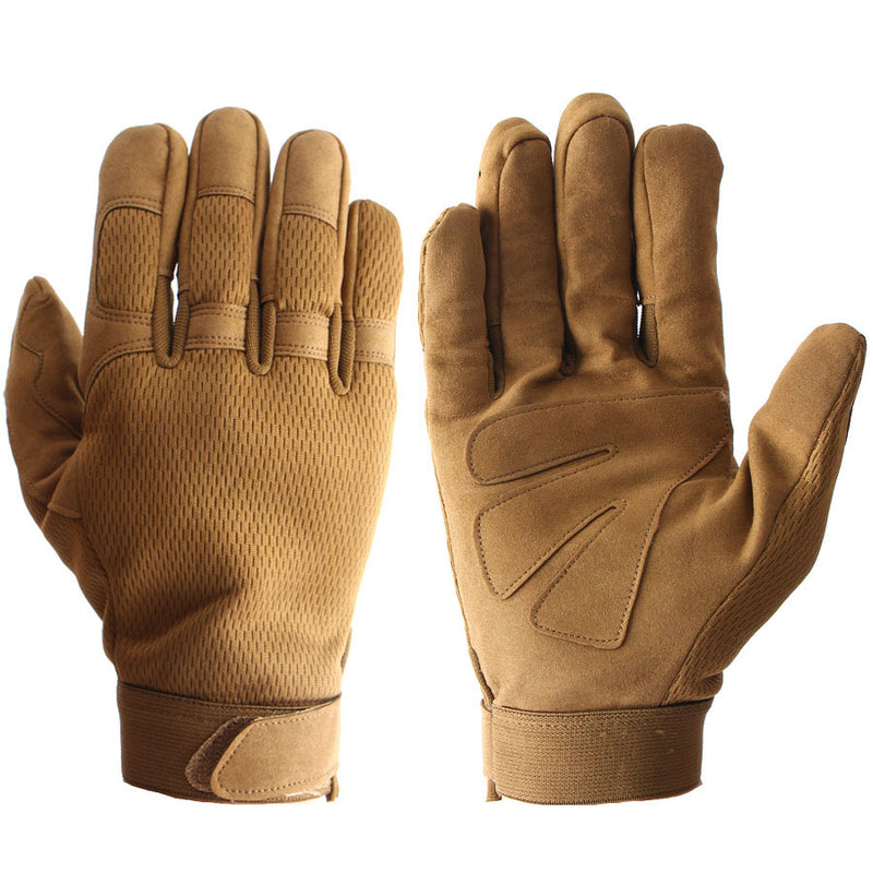 Three Soldiers Outdoor Soft Tactical Gloves Full Finger Glove Slip Resistant For Cycling Camping Hunting