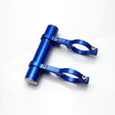 Bicycle Bike Double Handlebar Extension Mount Carbon Fiber Extender Light Holder For Extended 31.8MM