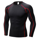 Pro Mens Compression Tight Long Sleeve Shirts Fitness Training Tops Activewear