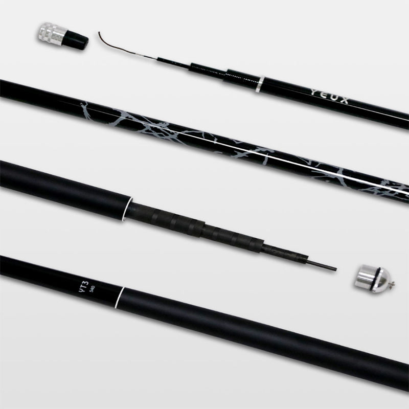 YEUX Ultra Light Hard High Carbon Fishing Rod Set Outdoor Portable Fishing Pole Set from xiaomi youpin-3.6M/4.5M/5.4M/6.3M/7.2M