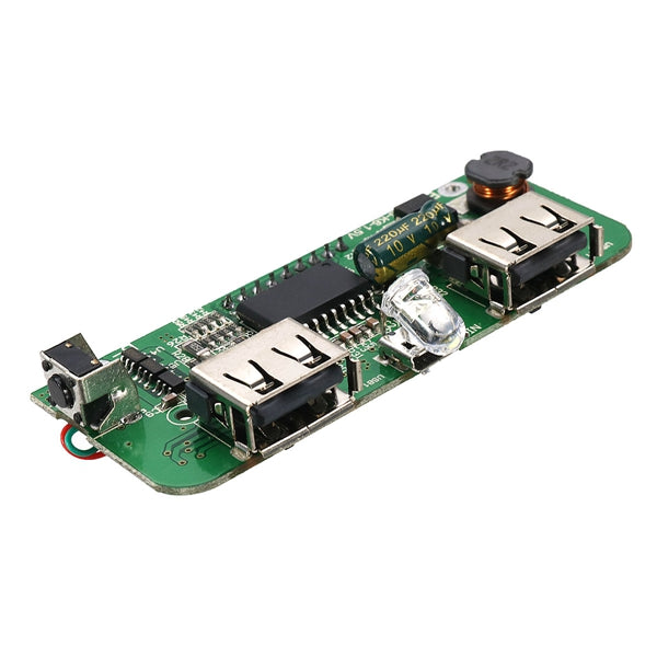 K6-PCBA 5V 2.1A 1A Dual USB 3V To 5V Boost Module Board For Power Bank 18650 Battery With LED Screen