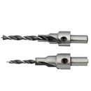 2pcs 4mm-5mm HSS 5 Flute Countersink Drill Bits Set Reamer Woodworking Chamfer