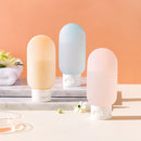 Jordan&Judy 3 Pcs 60ml Silicone Sub-bottle Travel Portable Shampoo Shower Gel Squeeze Bottles Cleaning Supplies