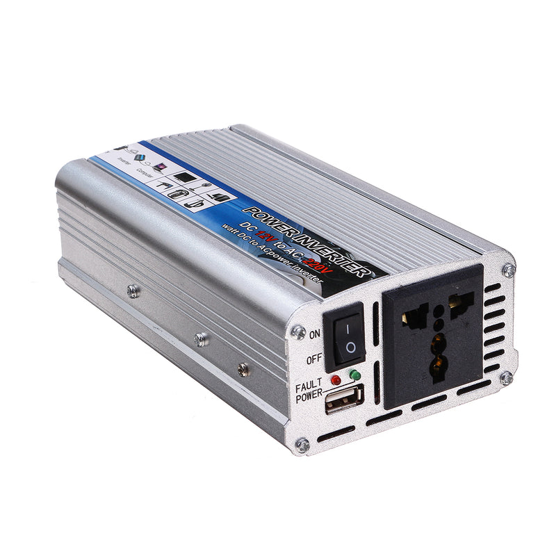 Solar Power Inverter 1000W True DC 12V to AC 220V USB Modified Sine Wave Converter Car Power Inverter Charger Adapter