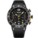 MEGIR 2106G Sport Chronograph Luminous Waterproof Men Wrist Watch Silicone Strap Quartz Watch