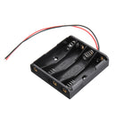 4 Slots AAA Battery Box Battery Holder Board for 4 x AAA Batteries DIY kit Case