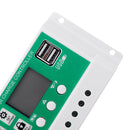 12V/24V 10A/20A/30A Dual USB Output Lithium Battery PWM Solar Controller LCD display Street Lamp Controller Build-in Industrial Micro Controller