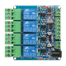 Modbus RTU 4 Channel Relay Module 4CH Input Optocoupler Isolation RS485 MCU