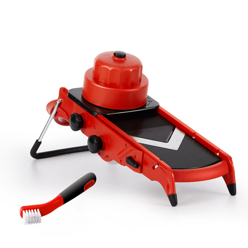 Creative Red Slicer Vegetable Cutter Fruit Cutter With Stainless Steel Blade Manual Potato Peeler