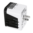 AUGIENB Global Universal Conversion Plug Socket 4 USB Travel Adapter