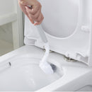 Plastic Trash Can Toilet Cleaning Brushes Thin Waste Bin Dustbin Garbage for Bathroom