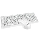 AOC KM110 Wired Keyboard & Mouse Set 104 Keys Waterproof USB Keyboard Optical USB Keyboard and Mouse Combo for Computer PC