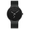 STRYVE S9501 Fshion Men Simple Dial Full Mesh Steel Strap Independent second Dial Quartz Watch