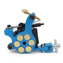 Bullet Black Tattoo Machine Custom Dual 10-Wrap Coils Liner & Shader