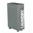 Folding Dirty Clothes Baskets With Wheels Organizer Home Storage Laundry Hamper