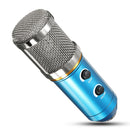 MK-F200TL Audio USB Condenser Microphone Sound Recording Vocal Microphone Mic Stand Mount