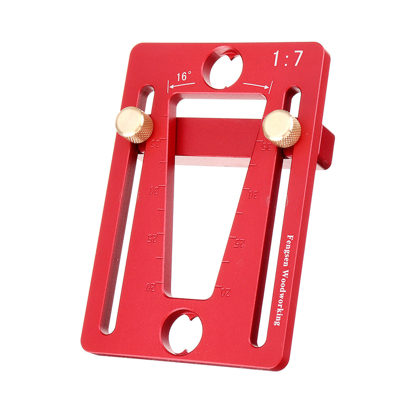 Aluminum Alloy Dovetail Scriber Dovetail Marking Gauge Tenon Template Woodworking Tools