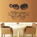 Miico FX3033 Halloween Sticker Creative Cartoon Wall Sticker Ghost Pumpkim Pattern Removable Sticker