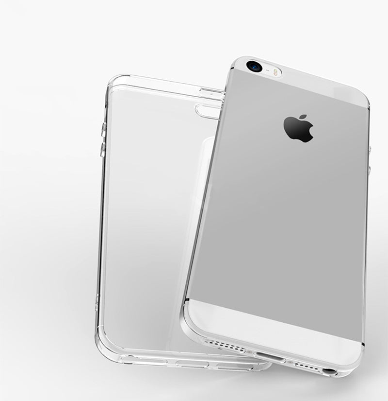 Ultra Thin Clear Transparent Shockproof Soft TPU Case for iPhone 5 5S SE
