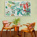 Tropical Plant Leaves Wall Sticker Modern Art Decal Wall Mural Home Decorations