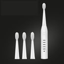 5 Modes Sonic Electric Toothbrush Portable USB Charging Waterproof Vibration Toothbrush With 4 Brush Heads