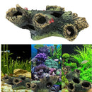 Yani Aquarium Decorations Fish Tank Tree Wood Hideaway House Ornament Realistic Aquarium Decor