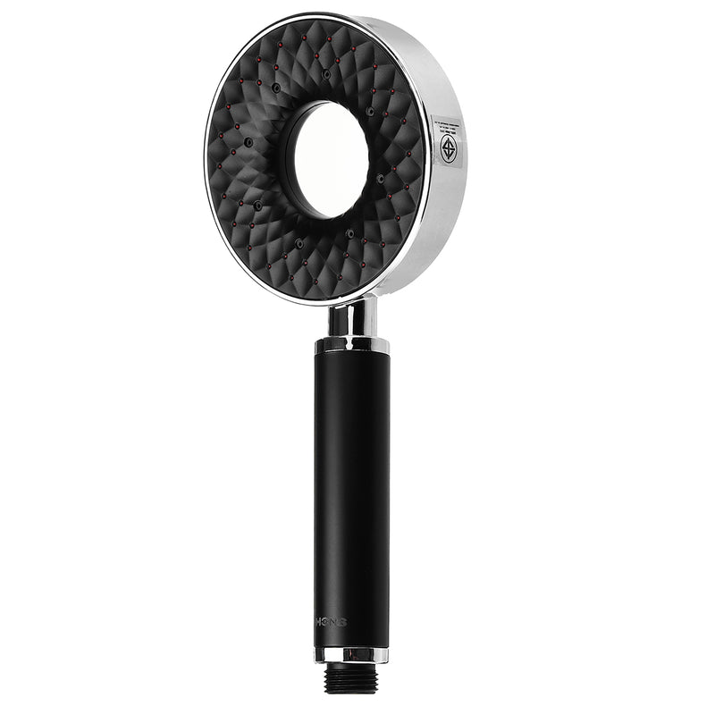 3 Gear Adjustment Round Hollow Shower Head Pressurized Water Saving Home Bathroom Take A Shower